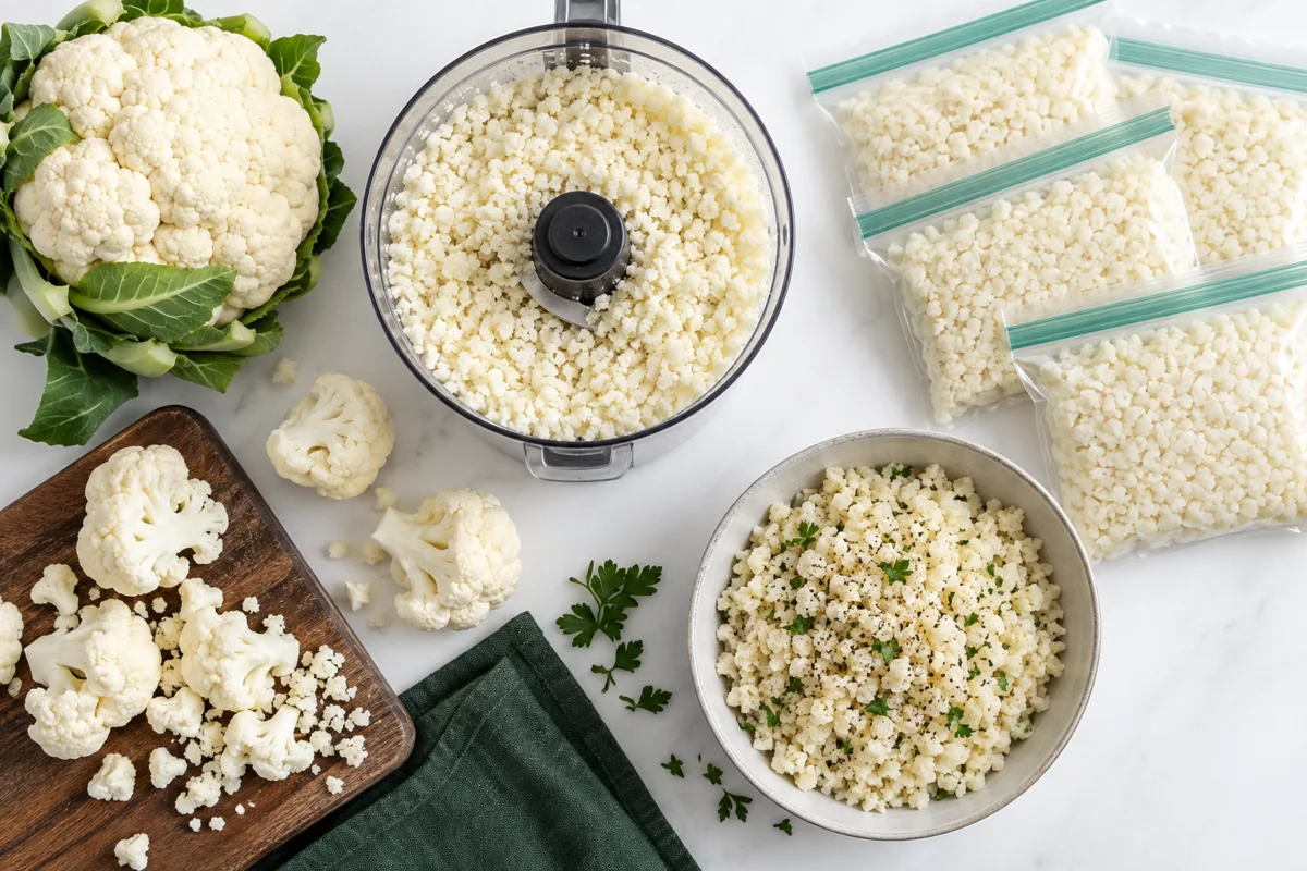 Can You Freeze Cauliflower Rice? Raw vs Cooked