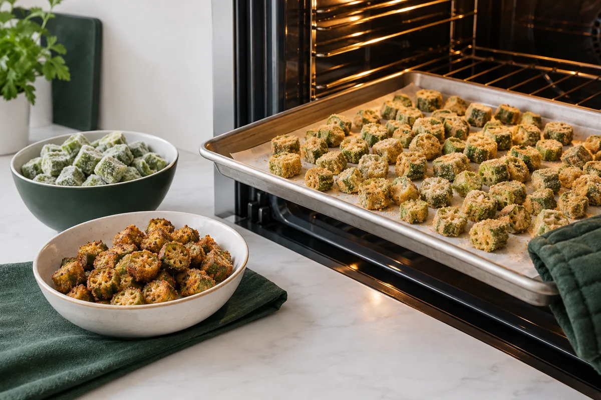 How to Cook Frozen Breaded Okra in the Oven
