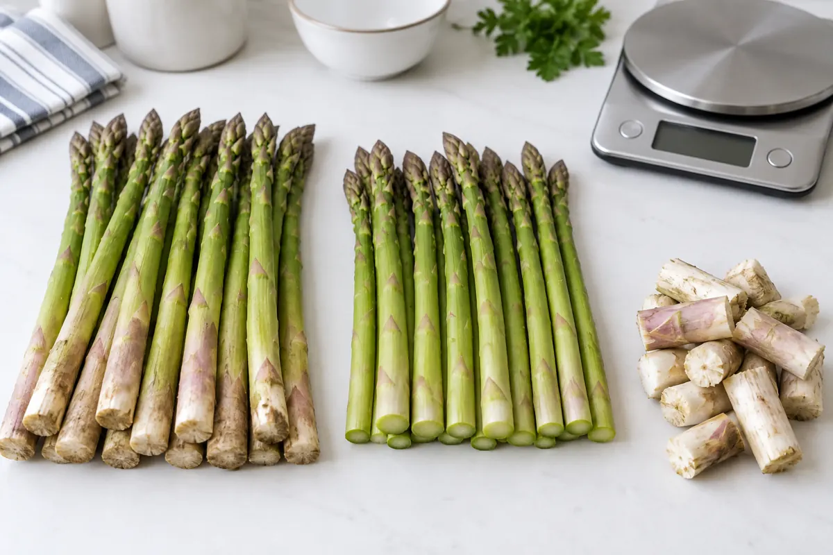 Trimmed and cooked weight versus purchased weight